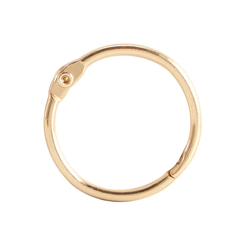 Factory direct binding ins color loose-leaf ring buckle ring metal book ring hand account card ring loose-leaf book opening ring