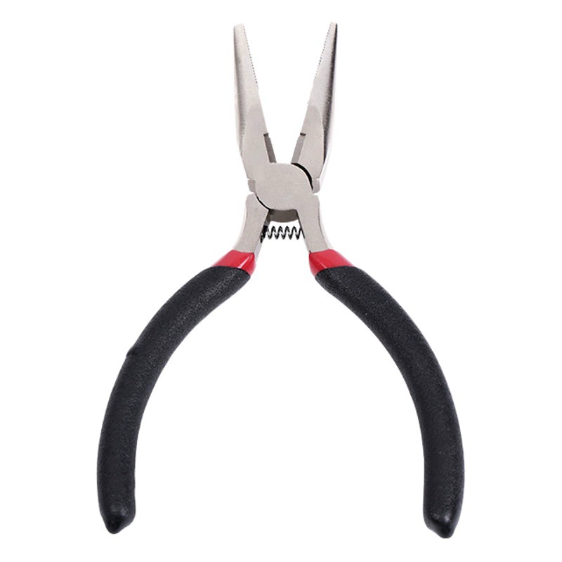 Производители продают 5-дюймовые американские игольчатые плоскогубцы, пружинные трудосберегающие черные и красные игольчатые плоскогубцы, плоскогубцы для инструментов своими руками