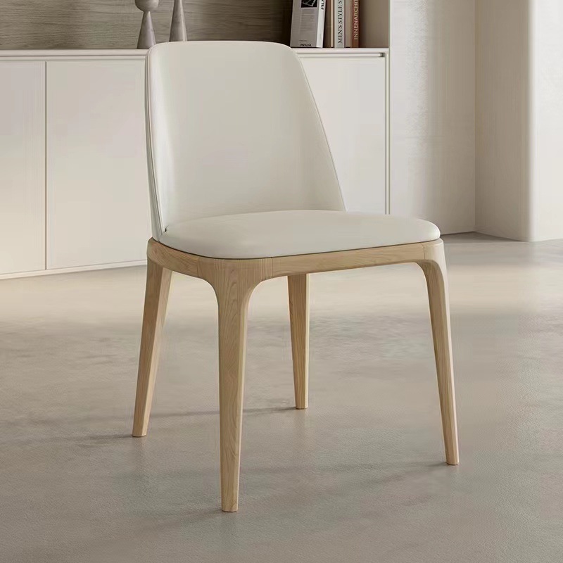 Sillas nórdicas modernas y sencillas sillas de madera maciza sillas octagonales sillas de comedor italianas de lujo ligeras