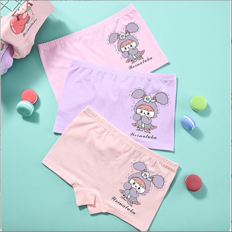 Children's Underwear for Girls, 40-Count Pure Cotton Boxer Briefs, New Style Breathable Shorts for Young Girls, Wholesale from Manufacturer