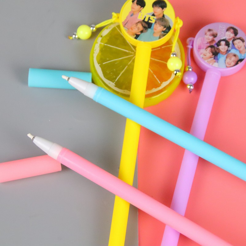 Creativo pequeño papelería fresca personaje sonajero pluma de góner dibujos animados estudiante herramienta de escritura pluma a base de agua al por mayor