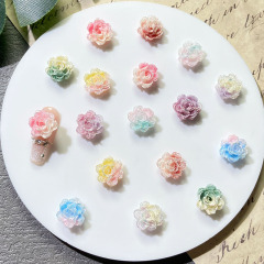 新品雾海2色ベゴニア洛神ソフトジェルネイルアクセサリー混インスタ风ブレスレットネイル饰り小物