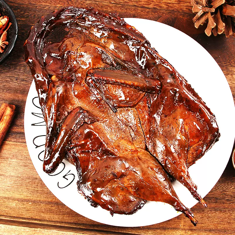 味来食界湖南酱板鸭零食手撕酱鸭子整只卤味肉类小吃手撕350g 谷