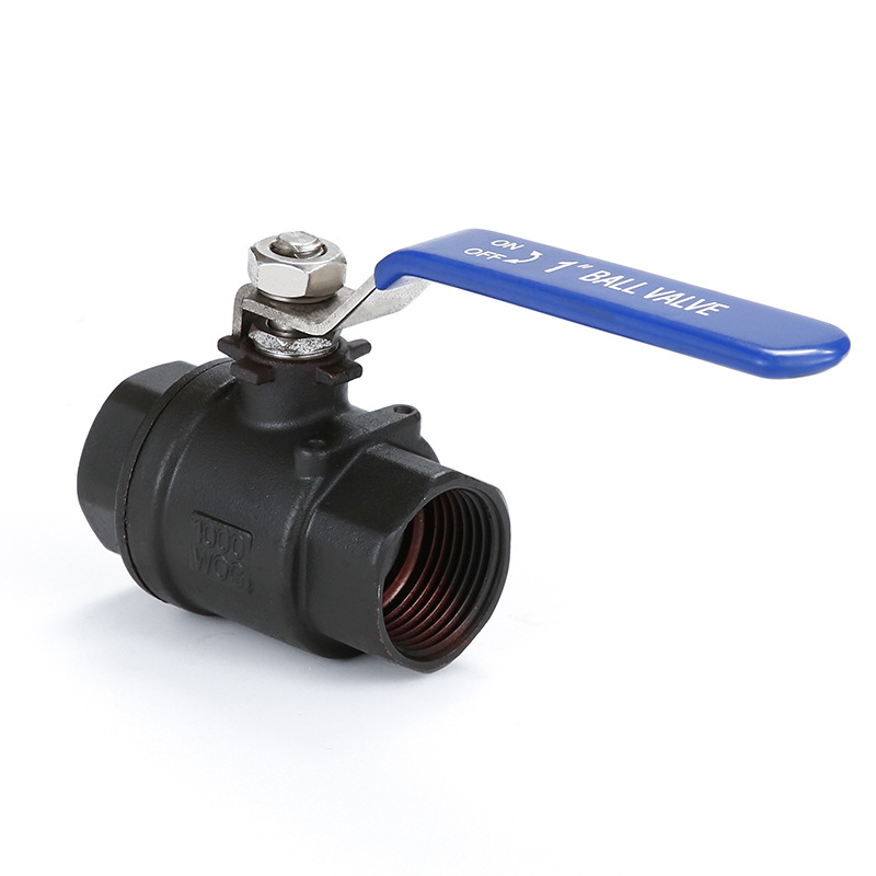 廠家供應二片式碳鋼球閥 內絲螺紋球閥手動內絲扣球閥規格齊全