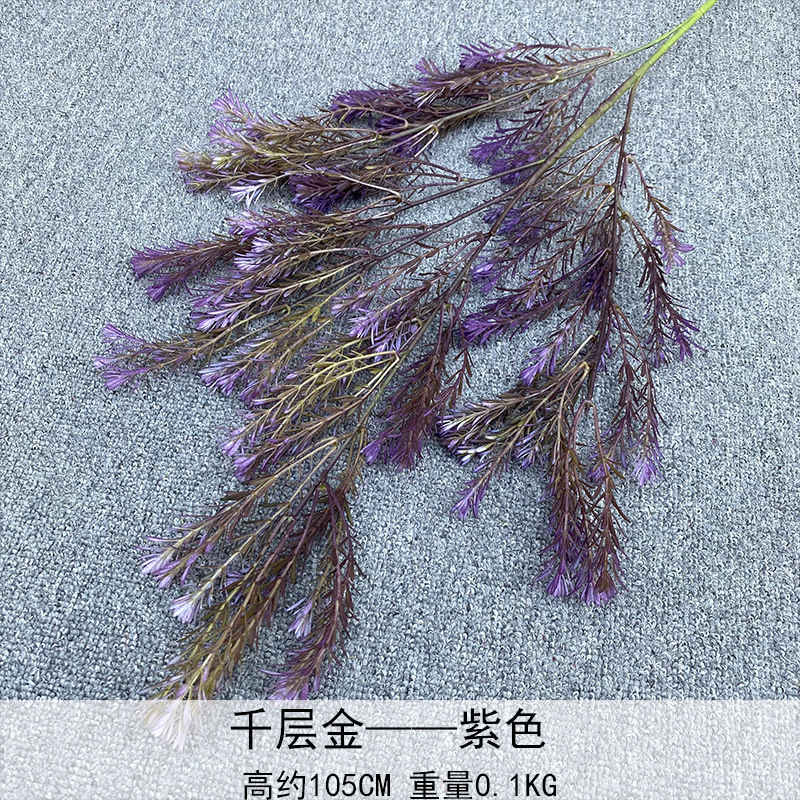 千層金シミュレーション緑植高級緑植ウェディングホテル装飾家庭背景生け花列|undefined