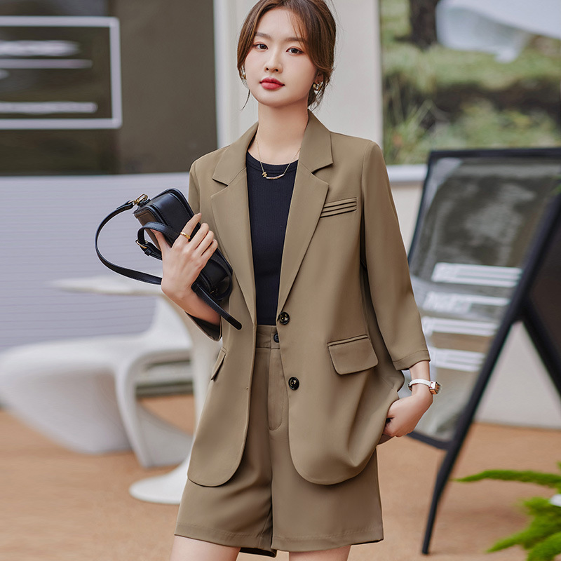 Colored summer classic suit jacket