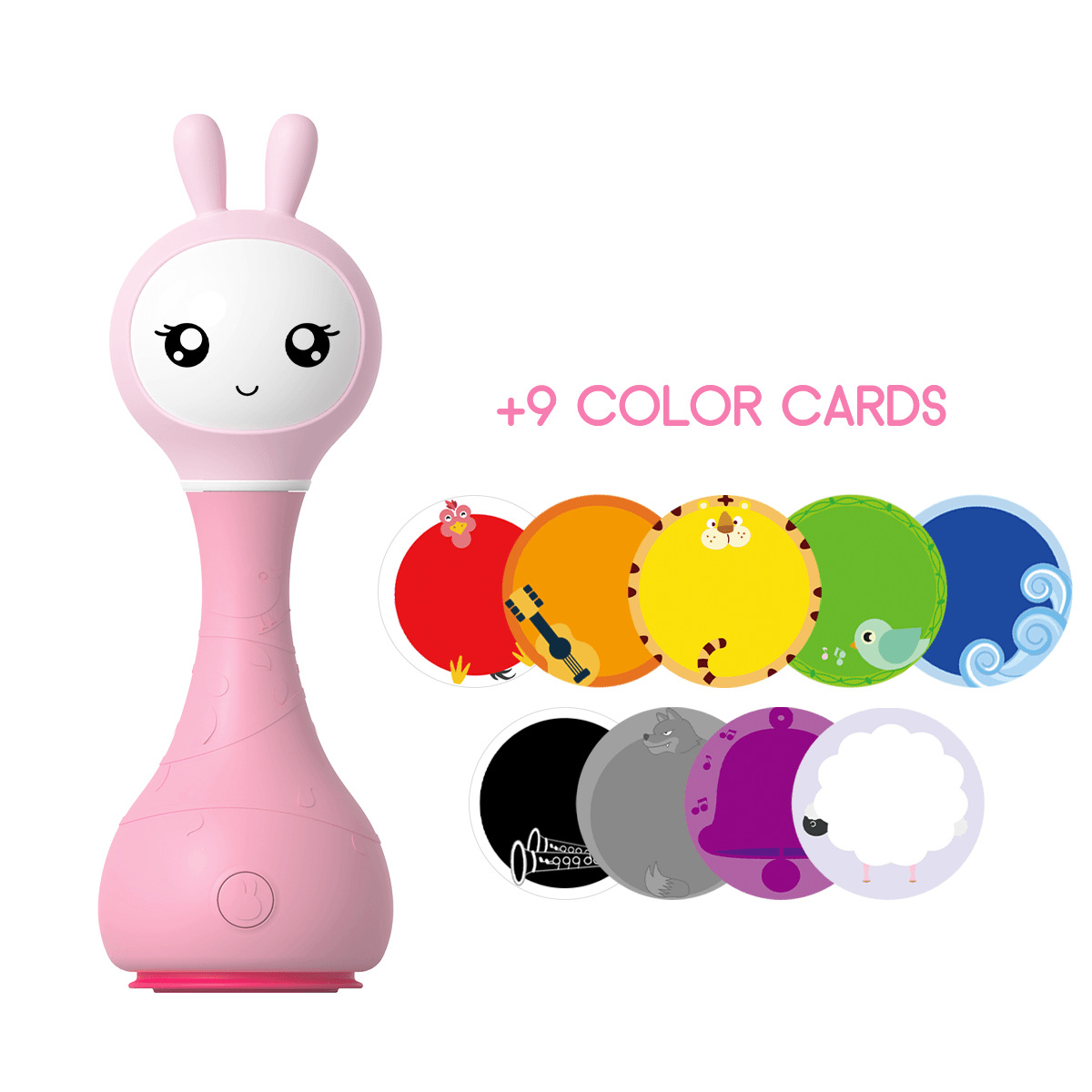 A lilo bunny baby rattle shake rand teether toys yoyo R1+