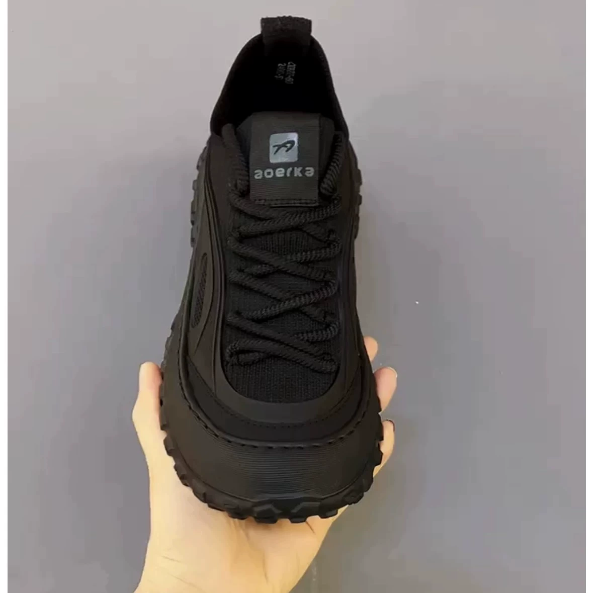 Мужские кроссовки 2025: Новинка весенней коллекции, модные сетчатые кроссовки из фли-трикотажа на толстой подошве, увеличивающие рост, легкие, повседневные, для активного отдыха и спорта, трендовые.