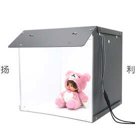产品摄影棚处理图片照相摄影棚拍照灯箱简易器材背景折叠拍摄