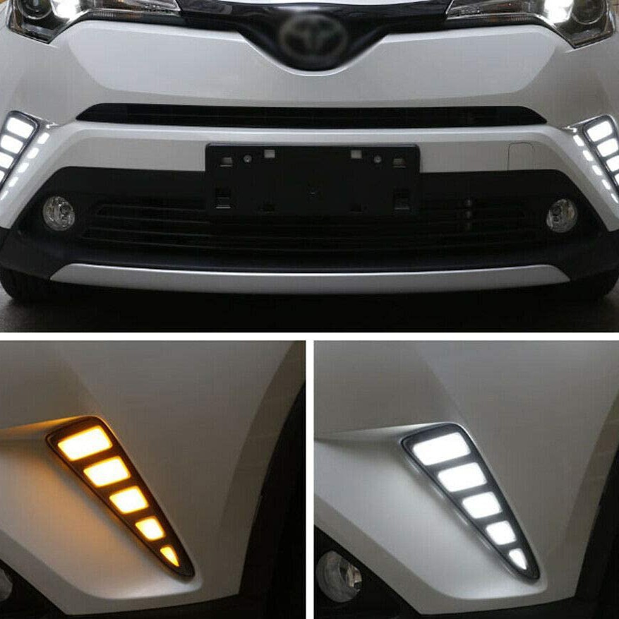 adaptado para la luz diurna de Toyota Yizéchr conducida por la luz de dirección de la luz de niebla delantera y trasera especial de modificación no destructiva