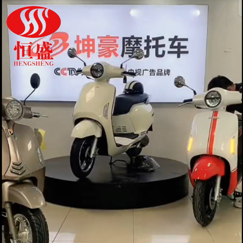 电动车旋转台 摩托车旋转台直播转台旋转舞台 家具车辆旋转展示台