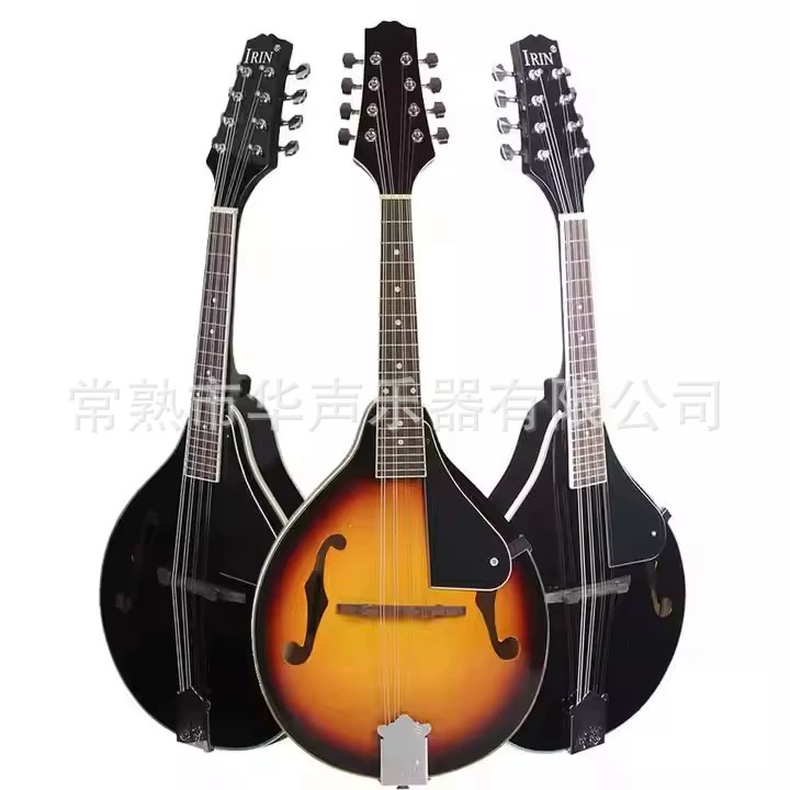 Ethnic musical instruments, light panel, black guitar, set