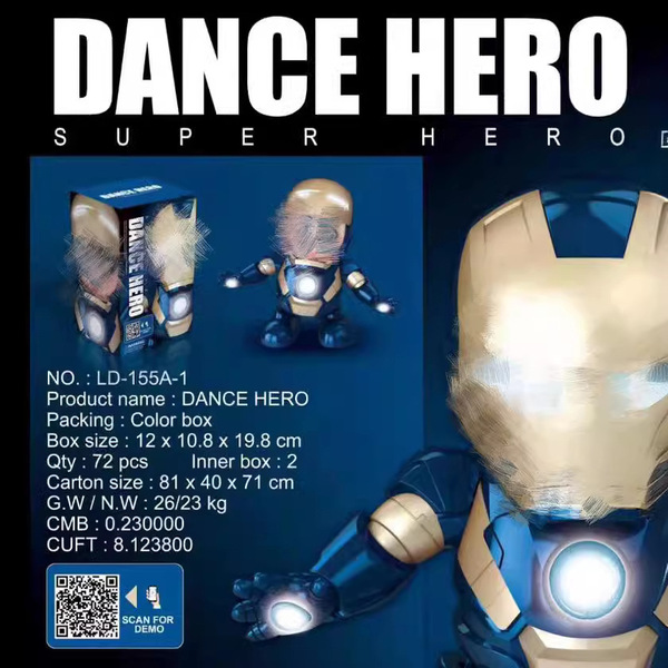 music lightweight dancing electric robot