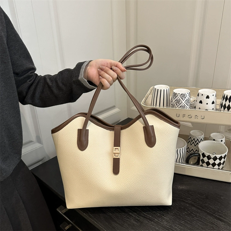 Shoulder Bag, capacious universal one-shoulder tote for leisure, multiple colors