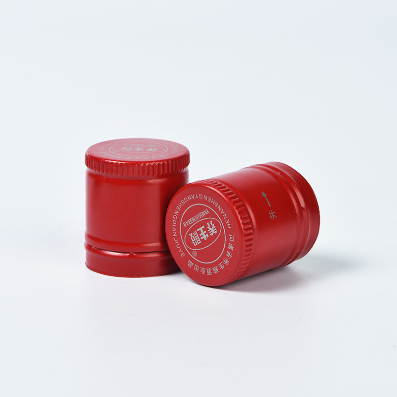 Fuente de la fábrica anti-robo tapa de la botella de vino 2522 universal boca espiral de aluminio anti-robo tapa de la botella de licor