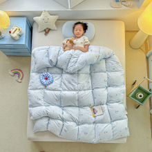 A类母婴级95%白鹅绒被子儿童学生羽绒被婴幼儿园午睡春秋被冬被芯