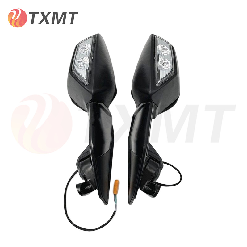 Suitable for Kawasaki H2 NINJA 400 ZX-4R LED turn signal rearview mirror rearview mirror motorcycle