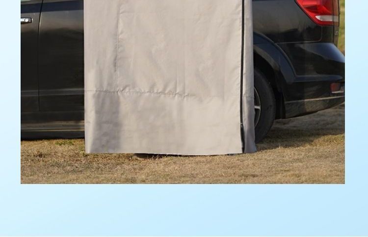 Outdoor bathing tent, aluminum alloy shower tent, car-mounted shower tent, enclosed rear car bathing tent