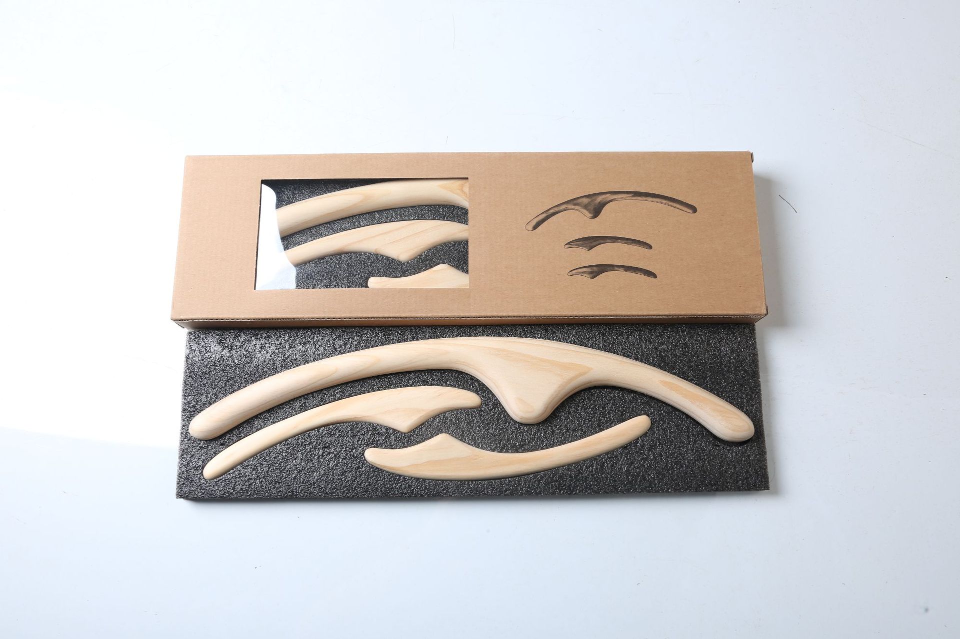 Stick punto salón de belleza tendón fino masaje de madera tallado del cuerpo palo facial conformación balanceo raspado cuerpo japonés meridiano superficie talla