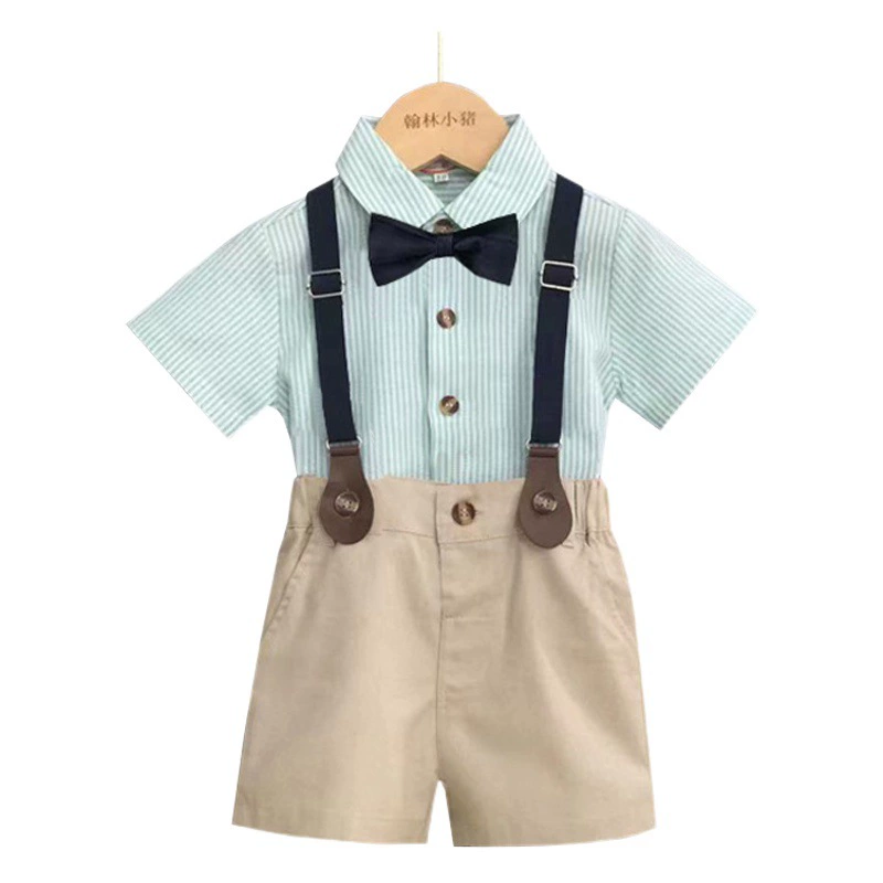 [Себестоимость] комбинезоны для мальчиков костюм летний детский сад одежда для выступлений принимающие дети