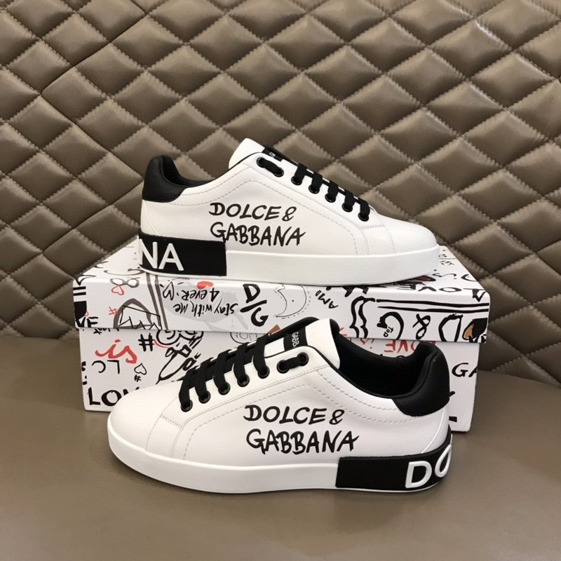 D's ホワイトプリントシューズ ロートップ ラウンドトゥ カジュアルシューズ フラットヒール デイリースポット トレンドファッションシューズ|undefined