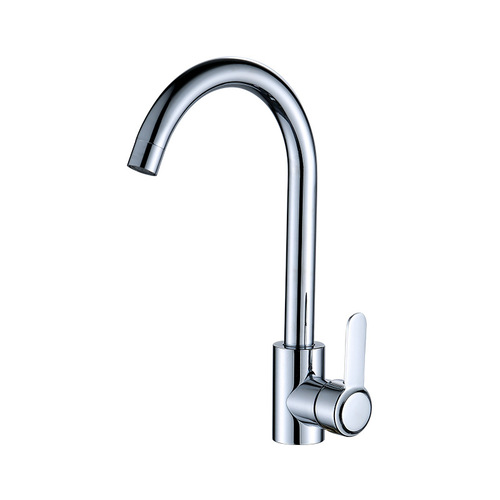 304 stainless steel rolling ball kitchen cold and hot water washing sink and dishwashing basin, rotatable faucet, splash-proof, single cold water tap