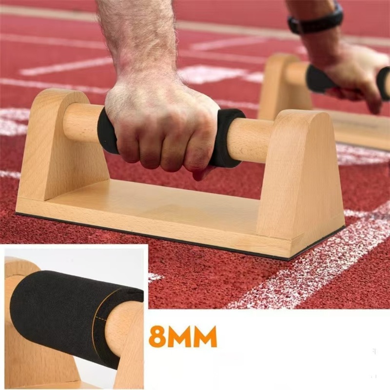 Cross-Border Wooden Push-Up Rack Home Fitness Equipment Training Rack Fitness Sports Handle Base Push-Up Bar
