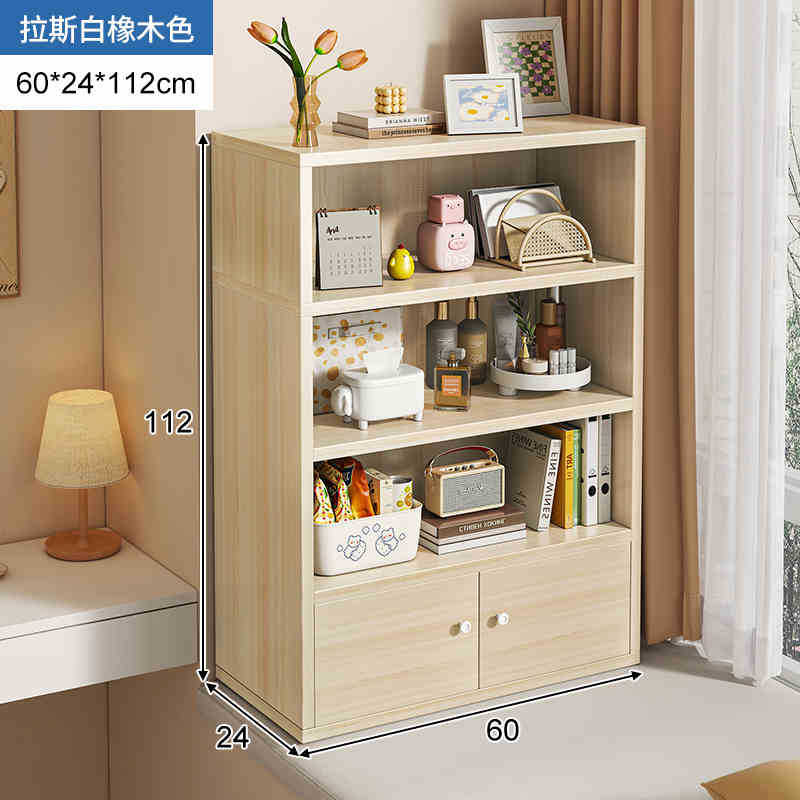 Librería pequeña en el balcón, ventana salediza, estantería, alféizar de la ventana, armario de almacenamiento, armario de almacenamiento, estante dividido de varias capas simple