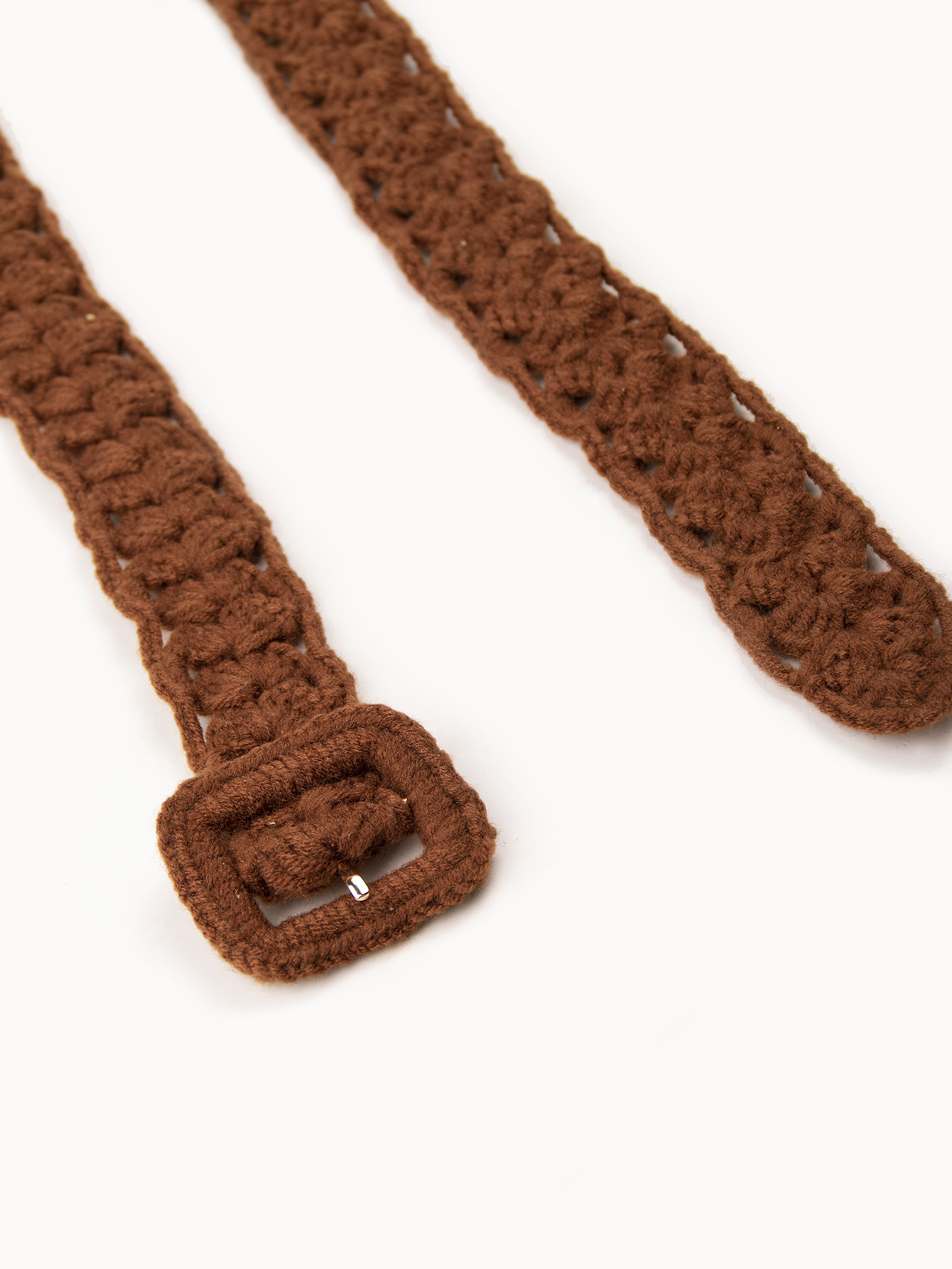 Classic Style Solid Color Yarn Women's Woven Belts display picture 1