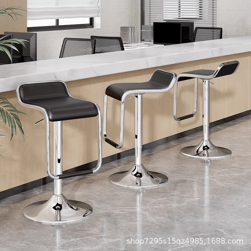 silla de bar elevación tienda de teléfonos móviles comercial casera cajero silla de recepción taburete giratorio silla S