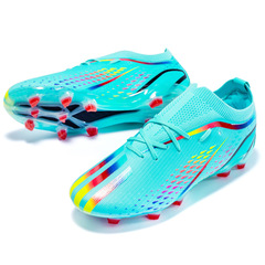 2023 New Men's and Women's Breathable Shoes Durable Football Shoes Indoor Grass Long and Short Nail Football Training Shoes