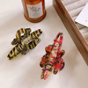 Accessory, design universal crab pin with bow, hairgrip, shark, Korean style, trend of season