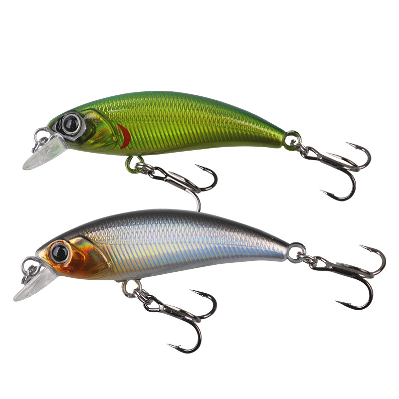 60mm5g nuevo producto micro-objeto pequeño Minuo tres anzuelos temblor hundimiento de la carretera cebo sumergido Minuo Luya cebo falso calamar boca