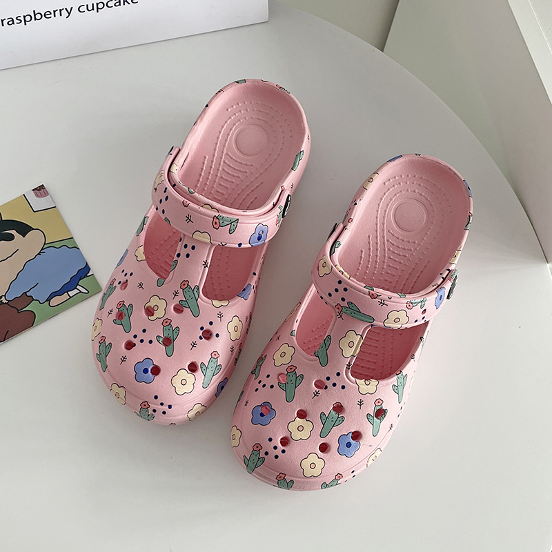 Zapatos de verano para mujeres, sandalias de playa antideslizantes, zapatos de jalea de suela suave coreanos, zapatillas de plástico de bolso exterior