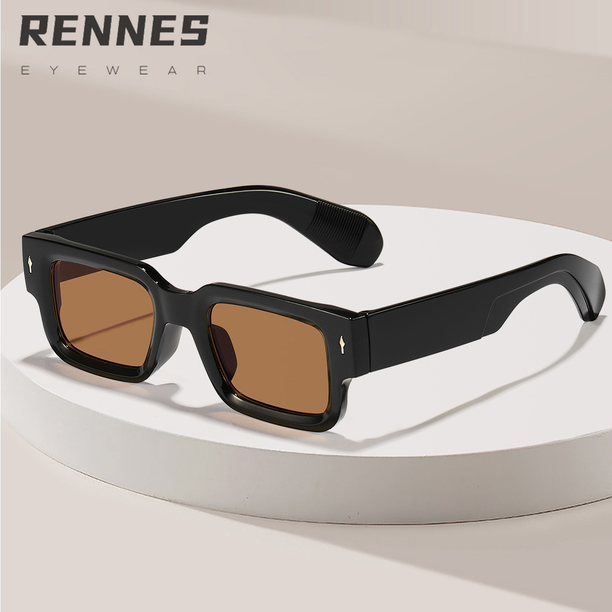 Nuevas gafas de sol anti-ultravioleta de caja de moda transfronteriza