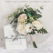 新娘手捧花登记领证结婚仪式感物品拍照道具小物件跟拍干玫瑰花束