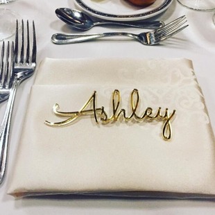 Etsy Cross-Border Pod Acrylic Custom Wedding Table Card Exclusive Guest Name Tag Custom Letter One Piece Customization