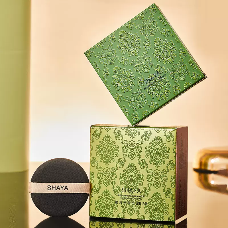 莎娅盈润光采气垫BB霜遮瑕水润不易脱妆学生党素颜一拖二粉底液