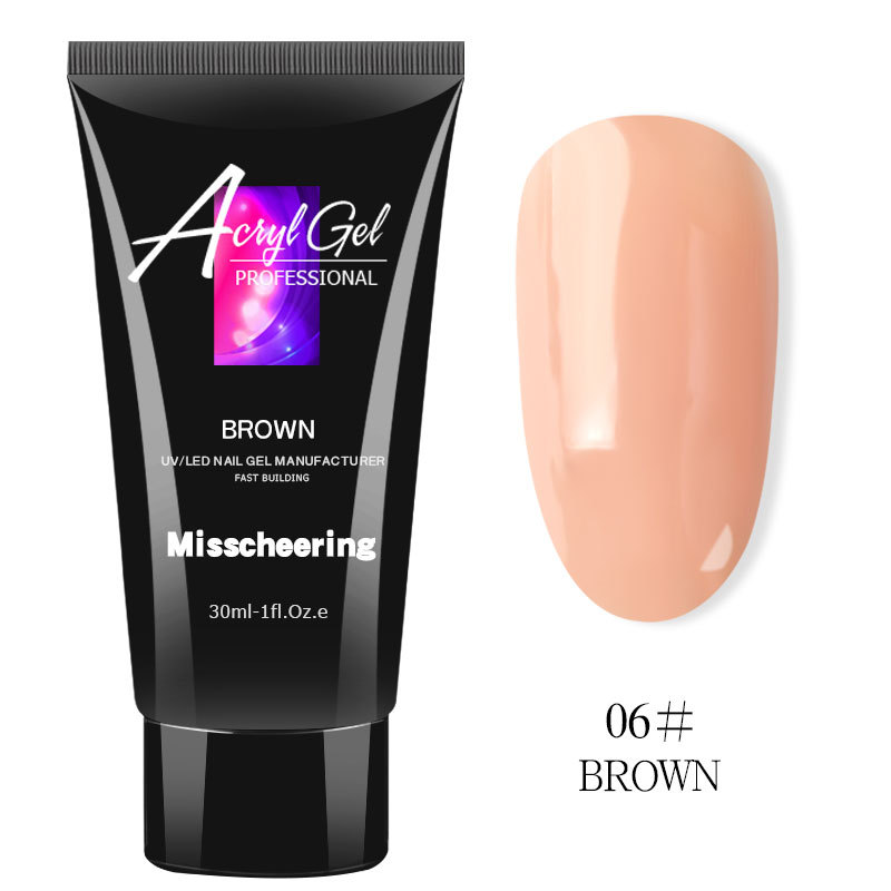 Gel de extensión de uñas transfronterizo 15ml, gel de fototerapia cristalino de extensión rápida de uñas, venta al por mayor de fábrica de gel de fototerapia