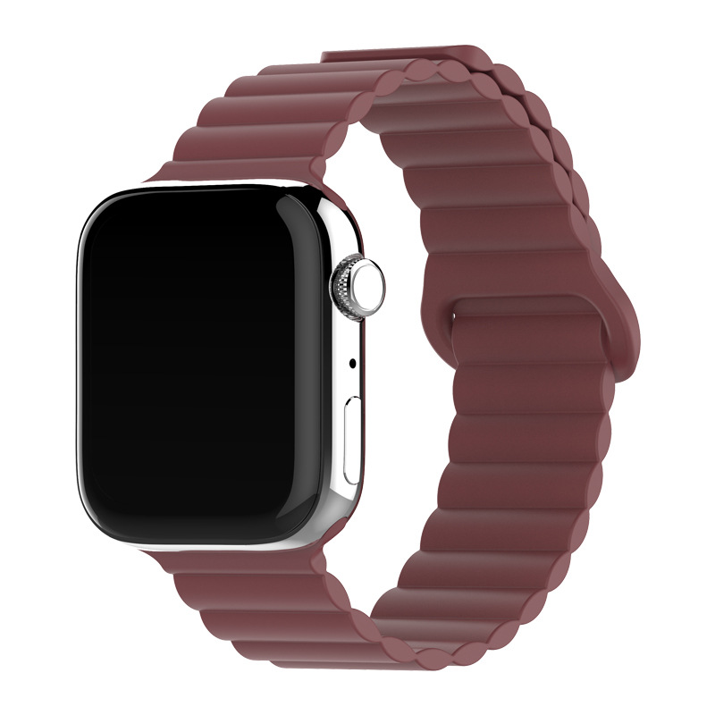 Correa de Silicona para Reloj Inteligente iWatch S10 / Apple Watch S9 con Cierre Magnético