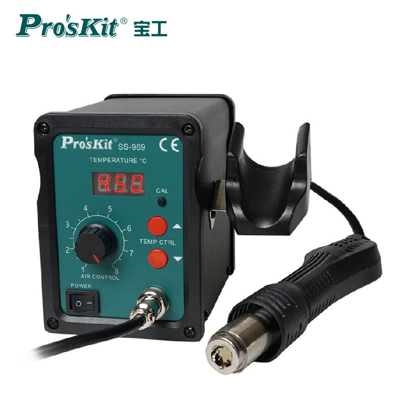 宝工SS-969H柔风型SMD拆焊台热风焊台数显热风枪拔焊台风枪拆焊台