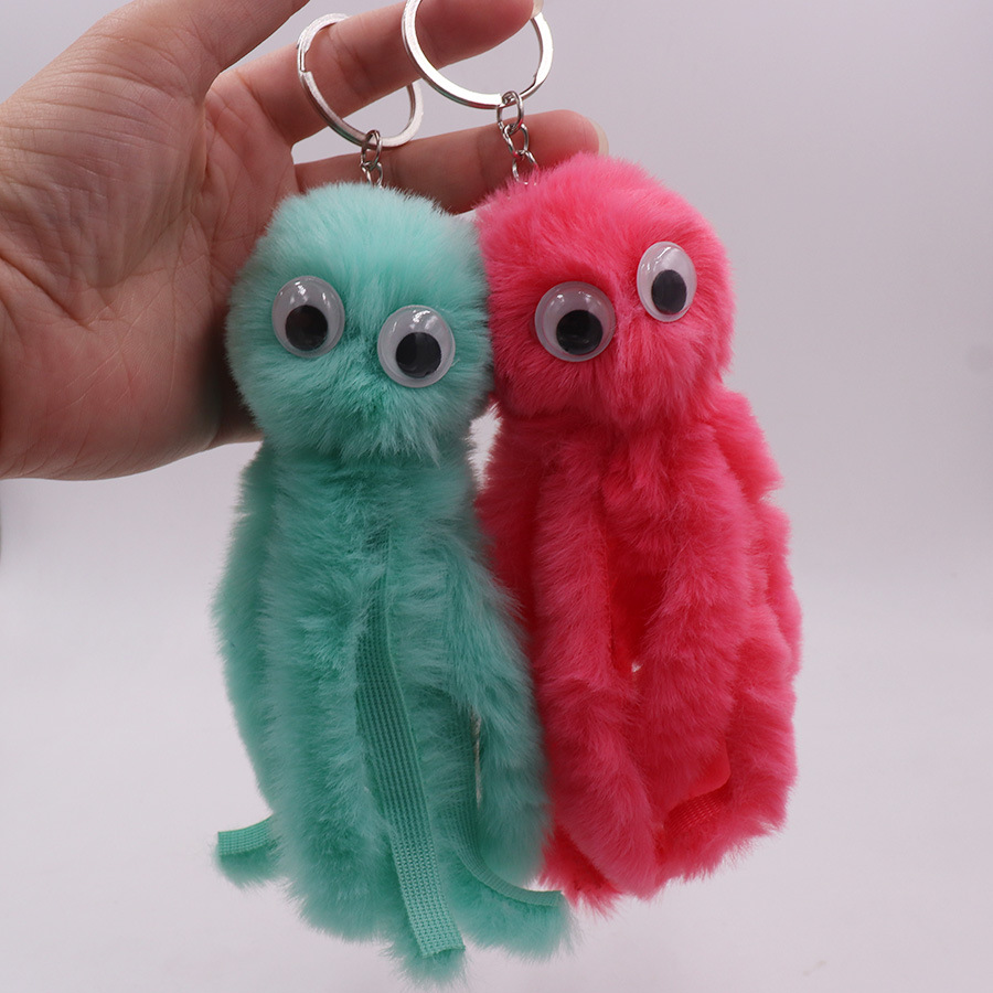 30g Weight Keychain Classification 1 Piece Quantity Daily Occasion Alloy Material Unisex Gender Sewing Design Cute Style Cute Octopus Alloy Sewing Unisex Keychain 1 Piece 4