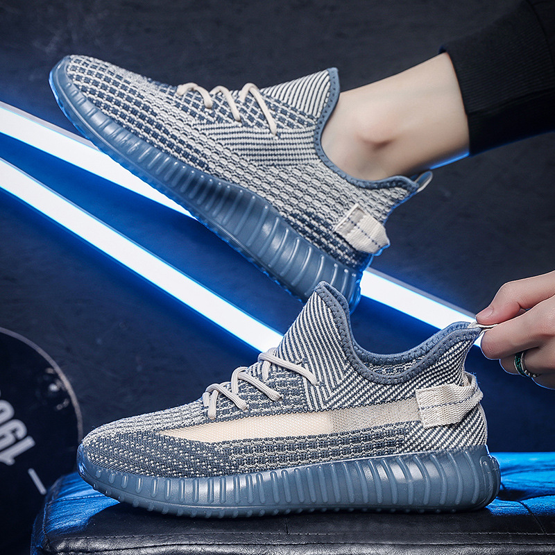 工廠直供男鞋批發夏季透氣椰子鞋跨境網鞋青少年跑步運動鞋休閒鞋