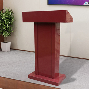 Steel rostrum Conference Speaker Desk Sales Office Information Desk Hotel Welcome Desk School Vertical Lecture Desk
