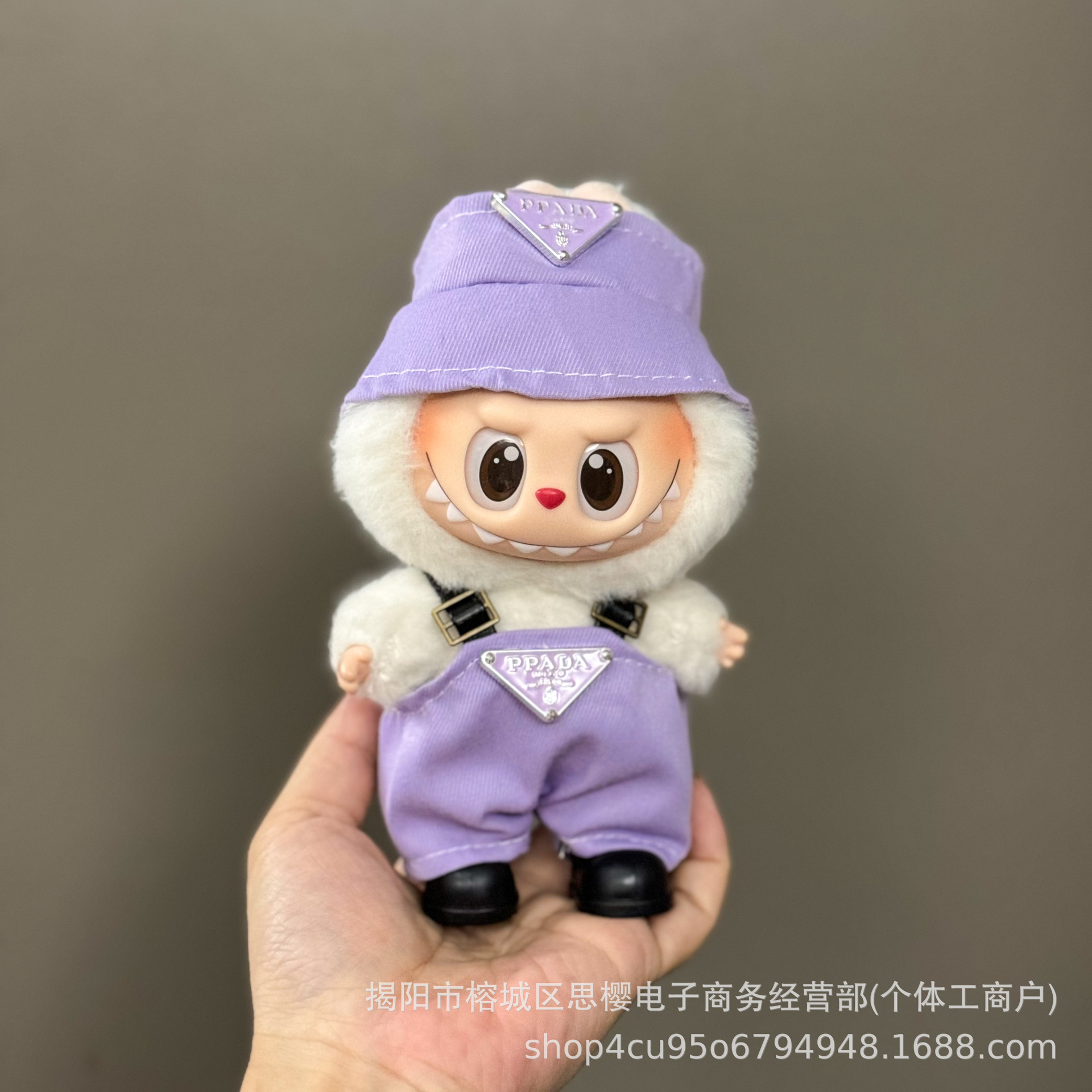 Ropa exclusiva para muñeco Labubu – prendas de peluche 17 cm, falda y traje para primera y segunda generación