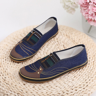 2025 new autumn old Beijing cloth shoes fashion denim mother shoes wholesale a generation of hair