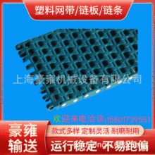 上海500墨绿色塑料平格网带耐高温网带配 输送机网带工厂直接供应