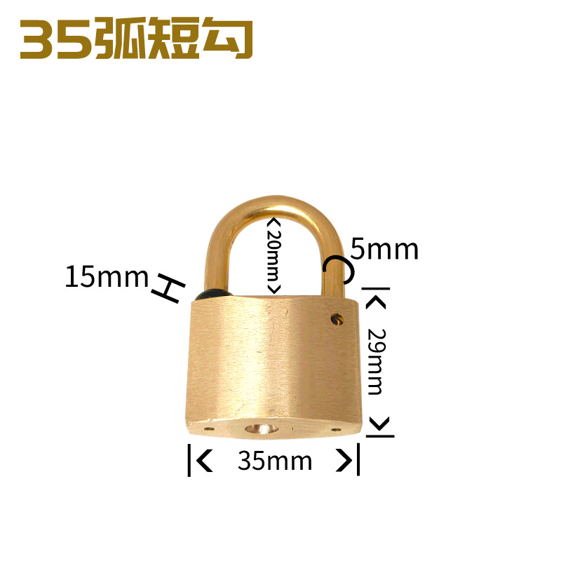 Cerradura de cobre cerradura de cobre cerradura cerradura cerradura cerradura de tanque de gas cerradura cerradura impermeable cerradura de caja de medidor eléctrico cerradura industrial