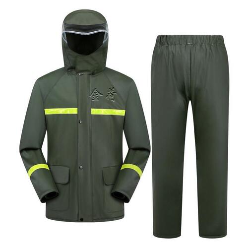 Shangqiu raincoat split electric vehicle single person set take-away rider adult men's leather full body anti-rain knit 
