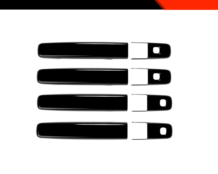 Suitable for 25 Mitsubishi Delica Mini Modified Car Door Handle Decorative Stickers Door Handle Handle Trim Strips